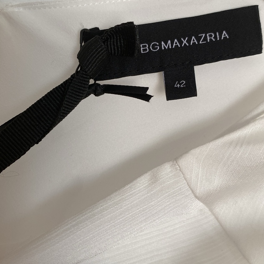 NWT BCBGMaxAzria Ruched Drop Waist Midi Dress - Picture 11 of 12